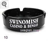 Swinomish Casino & Bingo, Where It Pays to Play!, 1-800-877-PLAY Glass Ashtray