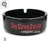 Shy Clown Casino, Sparks, Nevada Glass Ashtray