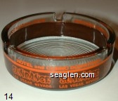 Hotel and Casino Downtown, Sundance, Las Vegas Nevada Glass Ashtray