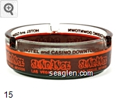 Hotel and Casino Downtown, Sundance, Las Vegas Nevada Glass Ashtray