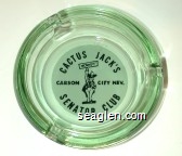 Cactus Jack's Senator Club, Carson City, Nev., Howdy Glass Ashtray