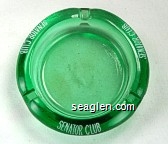 Senator Club Glass Ashtray