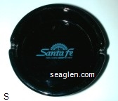 Santa Fe Hotel & Casino, Las Vegas Glass Ashtray