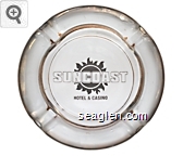 Suncoast, Hotel & Casino Glass Ashtray