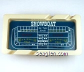 Showboat, Las Vegas, Nevada (Babcock Co., Glendale 1 Calif. Pat. Pend molded on bottom) Bakelite Ashtray