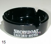 Showboat, Casino-Hotel, Fun for Everyone, Bowling - Bingo - Dining, Las Vegas, Nevada Glass Ashtray