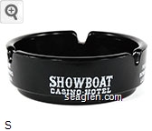 Showboat, Casino-Hotel, Fun for Everyone, Bowling - Bingo - Dining, Las Vegas, Nevada Glass Ashtray