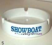 Showboat, Atlantic City Porcelain Ashtray