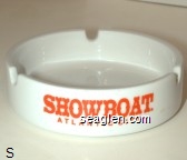 Showboat, Atlantic City Porcelain Ashtray