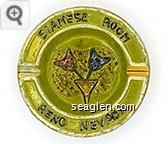 Siamese Room, Reno Nevada Porcelain Ashtray