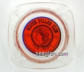 Silver Dollar Club, Mixed Drinks, Pool Tables, 738-9003, 400 Commercial St. Elko, Nevada Glass Ashtray