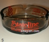 StateLine Hotel - Casino - Convention Center, 800-648-9668 Wendover, N.V., Silver Smith Casino-Resort, Wendover, Nevada, State Line Inn, Wendover, Utah, 801-662-2226 Glass Ashtray