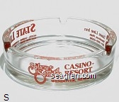 StateLine Hotel - Casino - Convention Center, 800-648-9668 Wendover, N.V., Silver Smith Casino-Resort, Wendover, Nevada, State Line Inn, Wendover, Utah, 801-662-2226 Glass Ashtray