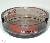 StateLine Hotel - Casino - Convention Center, 800-648-9668 Wendover, N.V., Silver Smith Casino-Resort, Wendover, Nevada, State Line Inn, Wendover, Utah, 801-662-2226 Glass Ashtray