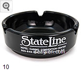 StateLine Hotel - Casino - Convention Center, 800-648-9668 Wendover, N.V., Silver Smith Casino _ Resort, Wendover, Nevada, State Line Inn, Wendover, Utah, 801-662-2226 Glass Ashtray