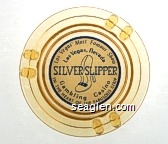 Las Vegas' Most Famous Show, Las Vegas, Nevada, Silver Slipper, Gambling Casino, In the Heart of the Fabulous Strip Glass Ashtray