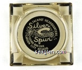Jackpot Headquarters, Silver Spur Casino - Bar - Cafe, Carson City, Nevada Glass Ashtray