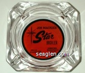 Joe Mackie's Star Broiler, Downtown Winnemucca Nevada, on U.S. Highway 40 Glass Ashtray