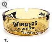 Winners Inn, Winnemucca, Nev., Red Bull Restaurant & Casino, Joe Mackie's Star, Winnemucca Glass Ashtray