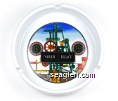 Silver Legacy, Resort Casino, Reno Nevada, Silver Legacy Porcelain Ashtray