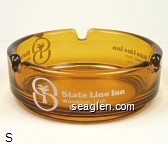 State Line Inn, Wendover, Utah, 801-665-2226 Glass Ashtray