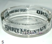 Spirit Mountain Casino, (520) 346-2000, 8555 S. Hwy 95, Mohave Valley AZ Glass Ashtray