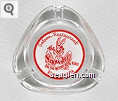 Saloon - Restaurant, The Snowshoe, On The Mount Rose Road, Reno, Nevada Glass Ashtray
