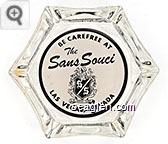 Be Carefree at the Sans Souci, Las Vegas, Nevada Glass Ashtray