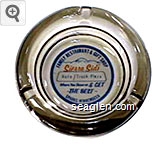 Family Restaurant & Gift Shop, Sierra Sid's, Auto / Truck Plaza, Where You Deserve & Get - The Best -, Sparks - Winnemucca Glass Ashtray
