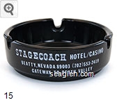 Stagecoach Hotel/Casino, Beatty, Nevada 89003 (702) 553-2419, Gateway to Death Valley Glass Ashtray