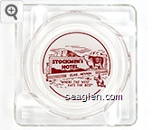 Stockmen's Hotel, Elko, Nevada, ''Where The West Eats The Best'' Glass Ashtray