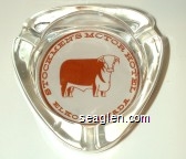 Stockmen's Motor Hotel, Elko, Nevada Glass Ashtray