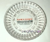 Sam's Town Hotel and Gambling Hall, Tunica, Mississippi Glass Ashtray