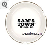 Sam's Town, Tunica, MS Porcelain Ashtray