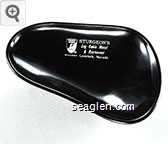 Sturgeon's, Log Cabin Motel & Restaurant, Lovelock, Nevada, (American Express logo) Plastic Ashtray