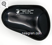 Sturgeon's, Log Cabin Motel & Rest., Lovelock, Nevada 89419, (American Express logo) Plastic Ashtray