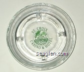 St. Croix, Turtle Lake, WI, Casino & Hotel Glass Ashtray