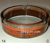 Sundance Las Vegas, Nevada Hotel and Casino Downtown Glass Ashtray