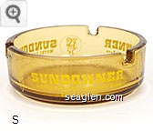 Sundowner Hotel Casino, Downtown Reno 800-648-5490, 800-648-5490, 702-786-7050 Glass Ashtray