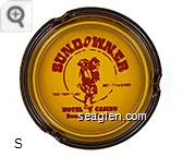 Sundowner Hotel Casino, Downtown Reno 800-648-5490,702-786-7050 Glass Ashtray