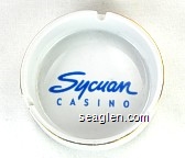 Sycuan Casino Porcelain Ashtray