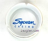 Sycuan Casino Porcelain Ashtray