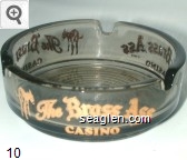 The Brass Ass Casino Glass Ashtray