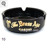 The Brass Ass Casino Glass Ashtray