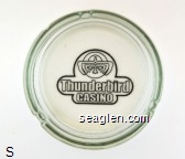 Thunderbird Casino Glass Ashtray