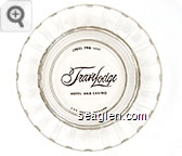 (702)-798-1111, TraveLodge Hotel And Casino, Las Vegas, Nevada Glass Ashtray