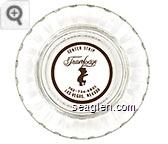 Center Strip, TraveLodge, 702-734-6801, Las Vegas, Nevada Glass Ashtray