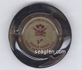 John's Tahoe Nugget, Nugget, South Shore, Lake Tahoe, Nevada Glass Ashtray