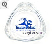 Treasure Island Resort & Casino Glass Ashtray