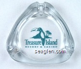 Treasure Island Resort & Casino Glass Ashtray